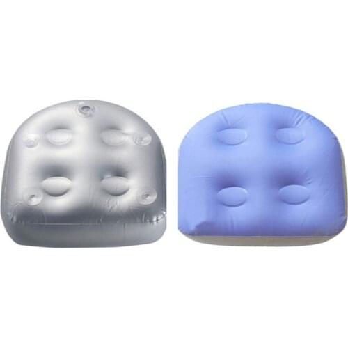 New Pad Massage Mat Inflatable Relaxing Booster Seat Back Hot Tub Bathtub Pillow Spa Cushion Soft Seat Cushion Adult Massage Pad