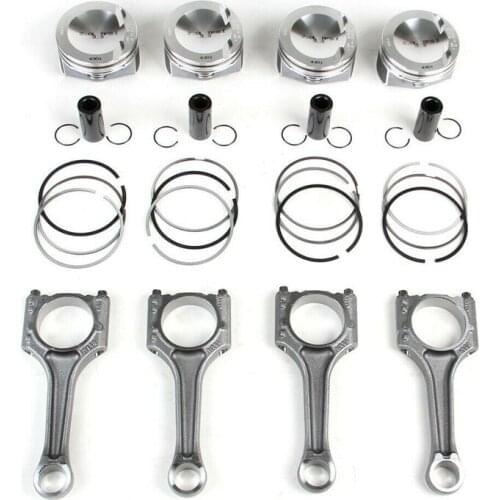 Piston Ring Assembly & Connecting Con Rods Fit For VW Golf Jetta Passt Q3 Q5 Q7 06H107065DD 06H198401A