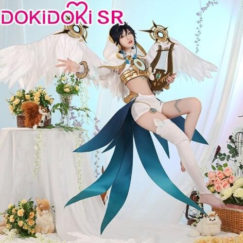 DokiDoki-SR Game Genshin Impact Cosplay Venti Costume Manga Game Genshin Impact Venti Cosplay