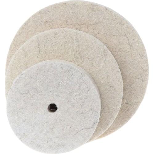 Drill Grinding Wheel Buffing Wheel Felt Wool Polishing Pad Abrasive Disc For Bench Grinder Rotary Tool X6HD