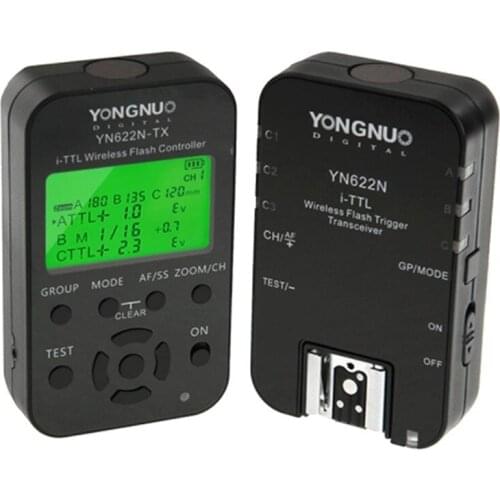 YONGNUO YN622N KIT i-TTL Wireless Flash Trigger Controller + Transceiver Kit for For Nikon D70/ D70S/ D80/ D90/ D200/ D300S