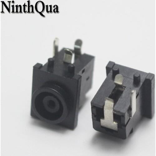 2/5pcs 6.5*4.4mm 2P DC Power jack Tablet Notebook Charging Connector Right Angle Repair Socket for SONY