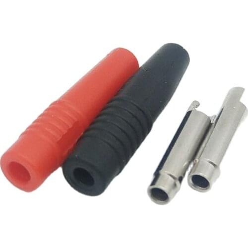 10pcs Multimeter instrument 2mm banana plugs Pure copper insulation banana Jack socket Banana female connector