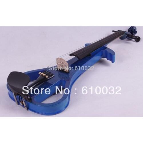 4/4 Electric Violin Solid wood 3-11# blue color 4 string