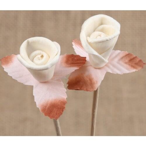 5pcs Artificial Flower Wavy Rattan Reed Fragrance Diffuser Replacement Refill Sticks Air Freshener Room Perfume Diffuser Sticks