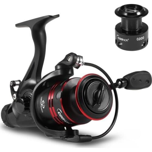 9+1 BB Smooth Fishing Reels Lightweight Spinning Fishing Reel with Spare Plastic Spool Fishing Tackle