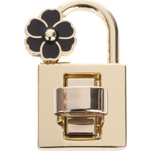 94PF New Metal Clasp Turn Lock Twist Locks for DIY Handbag Craft Bag Purse Hardware