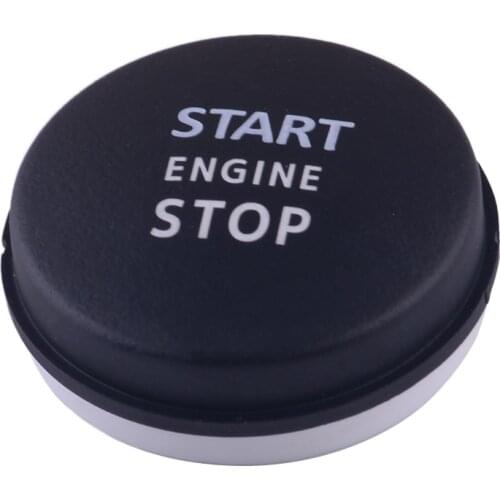 Car Black Start Stop Engine Ignition Switch Push Button Cover Fit For Land Rover Range Rover 2010 2011 2012