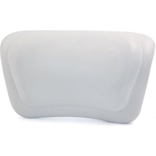 White rectangle Pu Material bathtub pillow waterproof SPA Back Neck Holder Bath Pillows Bathtub accessories