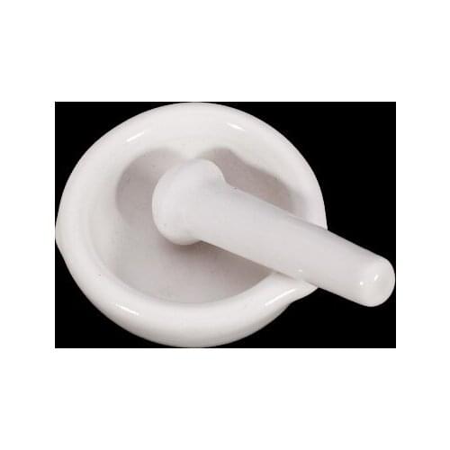 White 6ml Porcelain Mortar and Pestle Herbs Grinding Tools Kitchen Supplies
