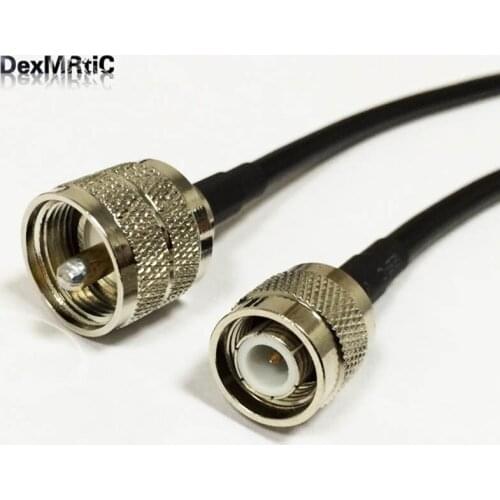 Wireless Router Cable TNC Male To UHF type male plug PL259 Pigtail cable RG58 50CM/100CM wholesale