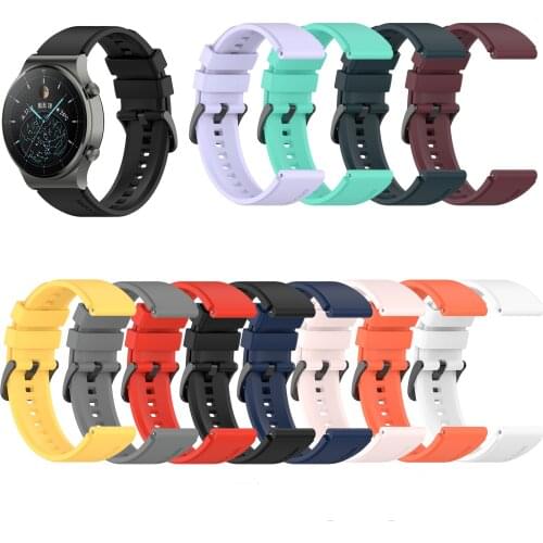 Official Silicone Bracelet For Huawei Watch GT 2 Pro Sport Original Watchband For GT2 Pro GT 2E GT 2 46mm 22mm Replace Wristband