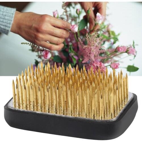 Square Flower Arrangement Pin Ikebana Kenzan Flower Decoration Fixed Arranging Tool For Garden Hotel Home Decoration