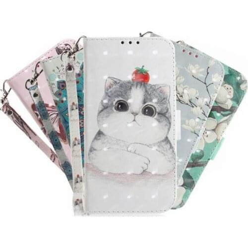 FLOVEME 3D painted phone case For iPhone 11 7 8 Plus iPhone XR X XS MAX Clamshell case PU + TPU For iPhone 11 Pro Max Cover