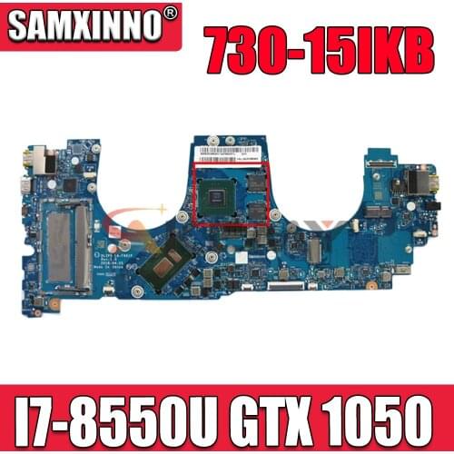 DLZP5 LA-F661P 5B20Q96463 For Lenovo Yoga 730-15IKB 15.6 inch Laptop Motherboard SR3LC I7-8550U CPU GTX 1050 GPU