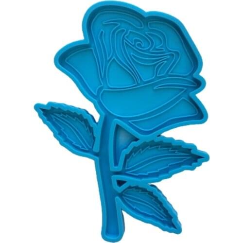 Epoxy Resin Mold Rose Flower Decorations Silicone Mould DIY Crafts Ornament Tool LX9E
