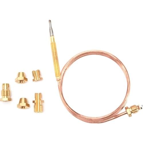 60cm/90cm/120cm Gas Valve Induction Line Thermocouple With 5 Fixed Parts For Hot Water Boiler Gas Appliance Fixed Parts 1 SET J2