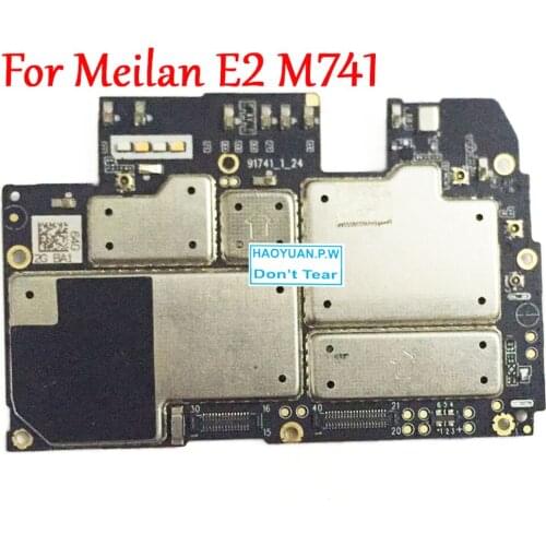 Tested)Full Work Unlock Mobile Electronic Panel Motherboard Circuits Flex Cable For Meizu Meilan E2 M741 MB Plate