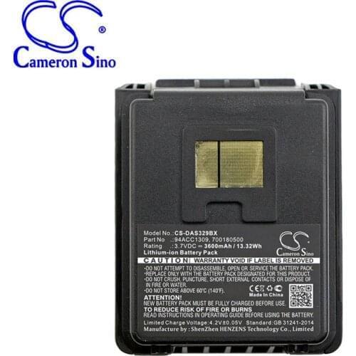 Cameron Sino 3600mAh Battery 700180500, 94ACC1309, GMC-1805 for Datalogic Skorpio, Skorpio Gun, Skorpio Gun CE, Skorpio Gun EQ