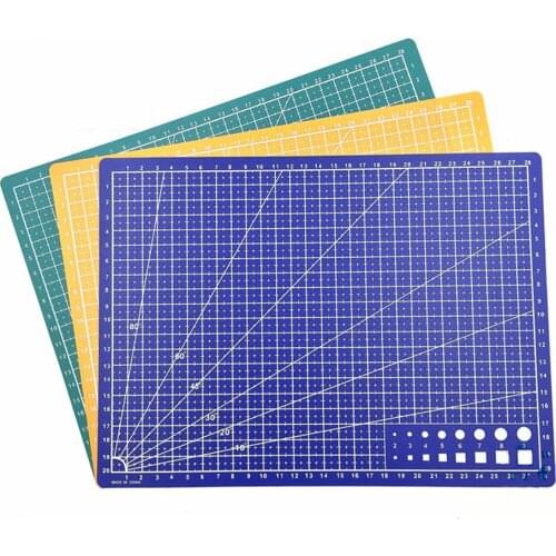 PVC Cutting Mat A4/A5 Deskpad Patchwork Cut Pad Durable DIY Handmade Tools Scrapbooking Self-healing Cutting Plate Art Tool Kits