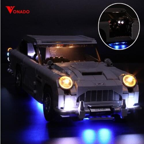 Led Light Set Compatible For Lego 10262 21046 Aston Martin DB5 Building Blocks Bricks technic race car(LED light+Battery box)
