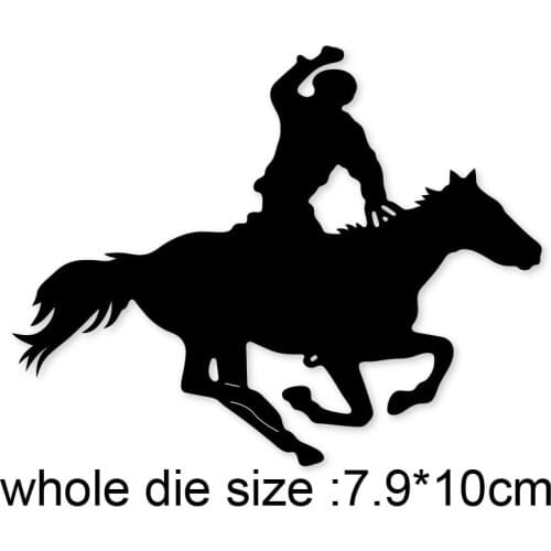 Cutting dies Men Horse New 2021 Metal Cutting Dies for Scrapbooking Paper and Card Making Decorative Embossing Dies Craft dies