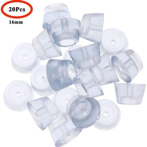 20 Round Feet Pads Table Chair Legs Protector PVC Plastic Foot Mats Anti Vibration Furniture Feet Pad Non Slip Stool Leg Gripper