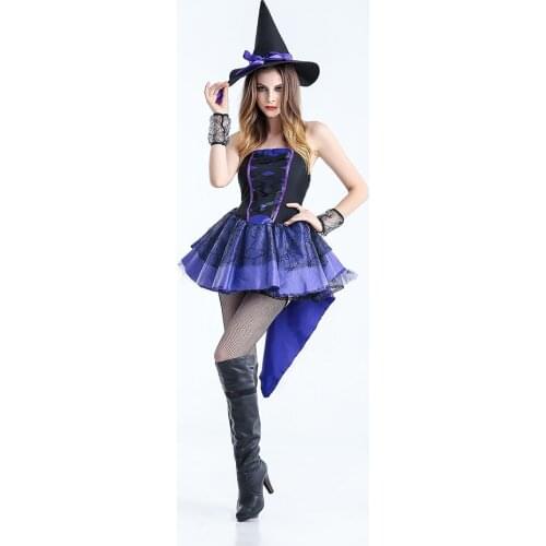 Plus Size Sexy Women Evil Witch Costumes Adult Sorceress Cosplay Costume For Halloween Carnival Masquerade Fancy Dress