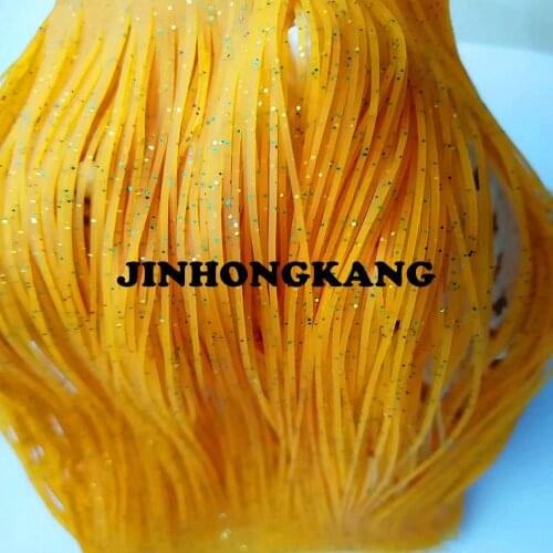 Fishing Lure Silicone Skirt Layers,Silicone Skirt Material for Tackle Craft, DIY Spinner, Rubber Jigs, Buzzbait--45