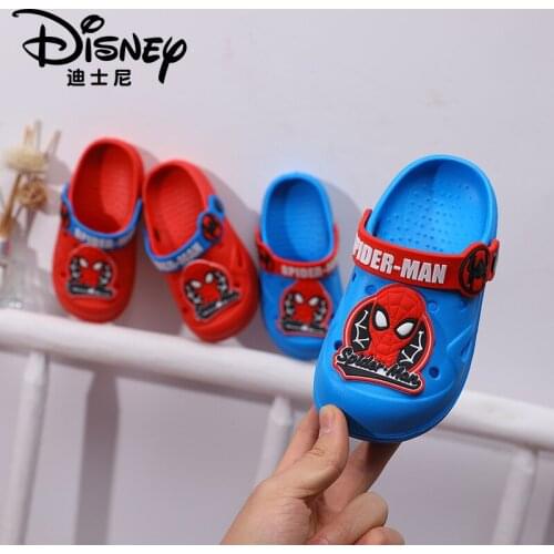 Disney slippers Summer new non-slip boys girls frozen princess hole shoes children cartoon boy beach sandals
