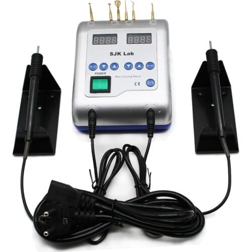 1 set Dental laboratory equipment Electric wax carving Knife A&B Type 6 Wax Tips 2 Pens Dentistry lab instrument Dentist waxer