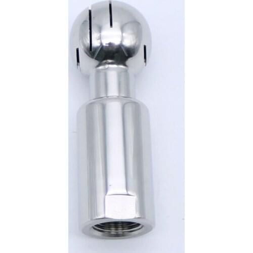 1/2" Female Thread Sanitary Stainless Steel Rotary Spray Ball For CIP Tank Cleaning Sanitary Rotary Spray Ball