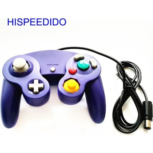 HISPEEDIDO High Quality Wired Joystick Controller For Nintendo Gamecube Console Handheld For NGC Gamepad with GC Port