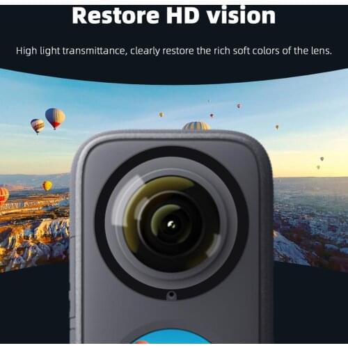 Anti-Scratch Lens Guard Cover for Intsa360 One X2 Transparent Lens Screen Protector Film Panoramic Camera Accessories