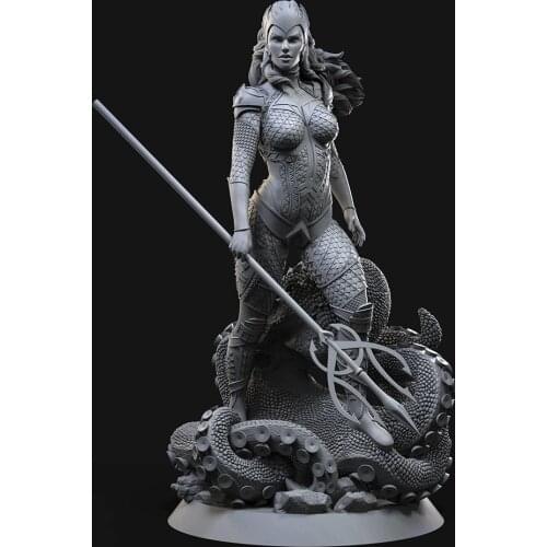 1/24 75mm 1/18 100mm Resin Model Kits Queen of The Ocean Unpainted No Color RW-211