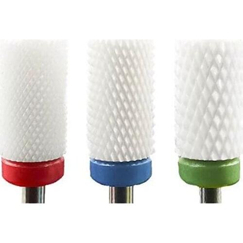 1pcs Nail Milling Cutter 6-Styles Milling Cutter Ceramic Drill Bits Burr For Pedicure Manicure Remove Polish Tool Milling Cutter