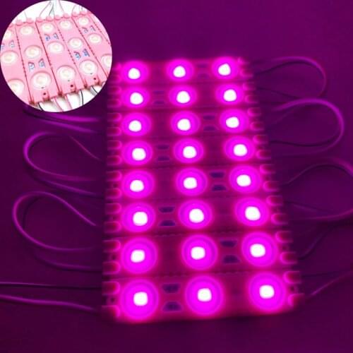 20pcs 12V LED Module LEDs Super Bright String Light with Lens IP65 Waterproof SMD Advertisement Design LED Module