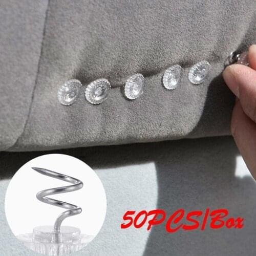 50PCS/Box Pins Sofa Rotates and Fixes Twisted Nails with Fixed Quilt Sofa Bed Sheets Anti-slip Buckle