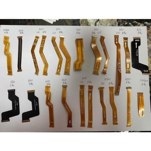 ZONBEMA Original For Samsung Galaxy M10 M20 M30 M40 A20E M10S M20S M30S M40S Motherboard MainBoard Connector LCD Flex Cable