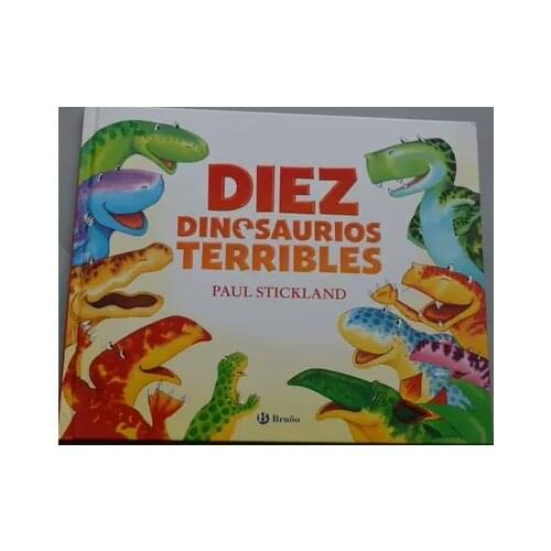 Parent Child Kids Baby Spanish Reading Learning Book Early Education Dinosaur Animal Story Libros Hardcover Book Age 2 up