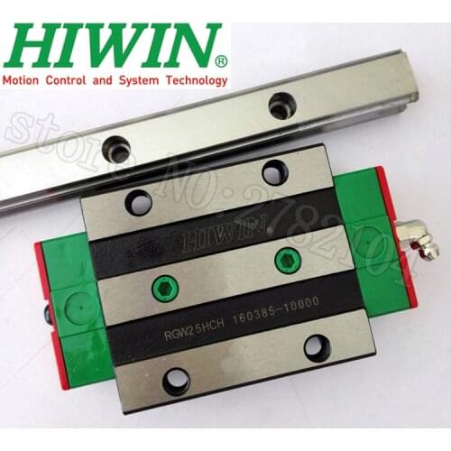 HIWIN RGW35 RGW35CC RG35 High Rigidity Roller Type Linear Guide Block Original HIWIN Rolling Linear Guide CNC Parts Stock 1pcs