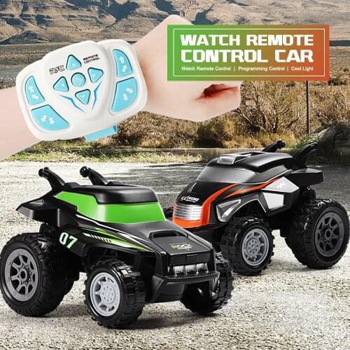 Mini Stunt Car Programming Control Gesture Control Cool Light Watch EnvironmentalMini Size Remote Control Car Toy For kids gift