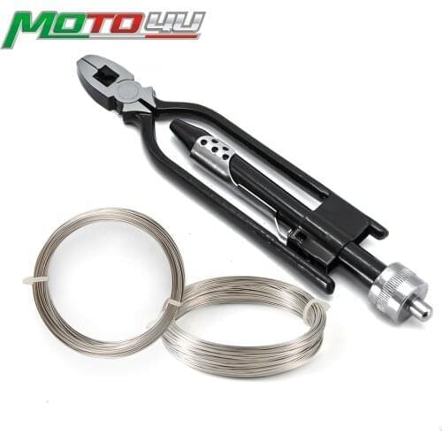 9" Aircraft Safety Wire Twisting Pliers Set Lock Twist Twister tool / 15m roll 0.7mm Stainless Steel Safety Lock Wire