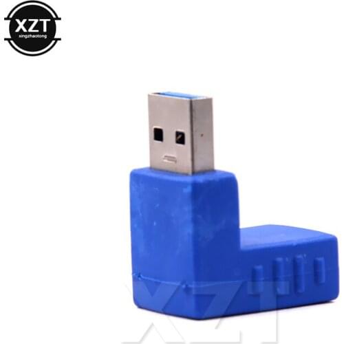 Newest 1pc USB 3.0 Type A Male to Female 90 Degree Down Angle Plug Connector Adapter Converter