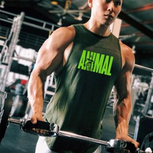 2019 New Brand Fashion Casual Cotton Gym Men Tank Tops Undershirt Bodybuilding Fitness Sleeveless Workout Muscle Singlets Vest