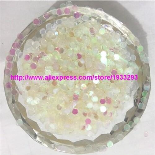 50g(5000pcs) 3mm Lovely Dot Shape PVC loose Sequins Paillettes for Nail Art manicure/sewing/wedding decoration confetti