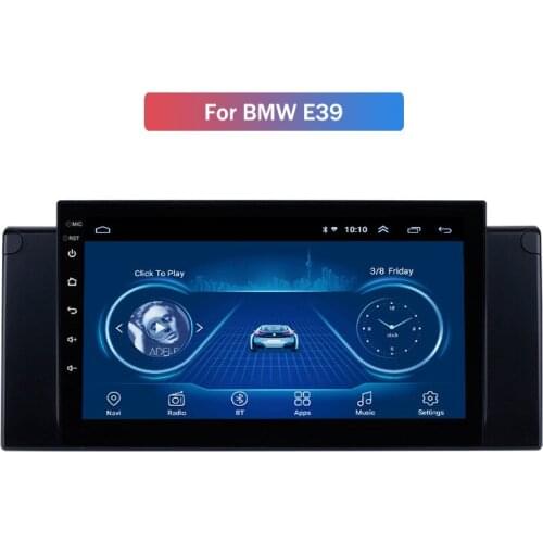 Hot android 9 Car Radio Multimedia Player For Bmw E39 Car Radio Multimedia GPS Android Navigation support BT WIFI&4G SWC