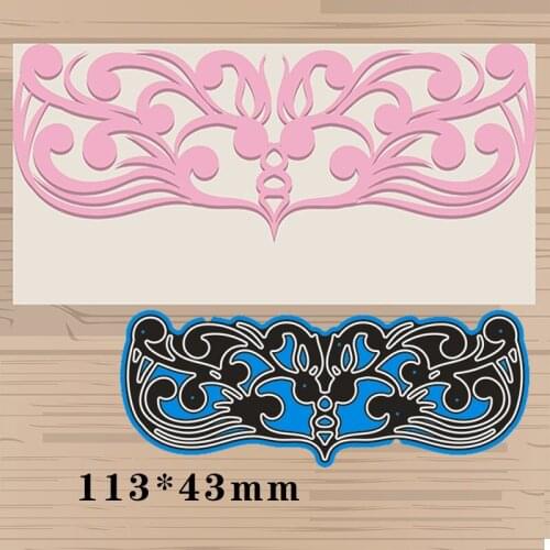 113*43mm Hollow Flower Cutting Metal Dies for 2020 New Stencils DIY Scrapbooking Paper Cards Craft Making New Craft Decoration