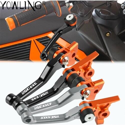 For 250EXC 250EXCF EXC EXCF 2006 2007 2008 2009 2010 2011 2012 2013 Motorcycle CNC Dirt Bike Handle Folding Brake Clutch Lever