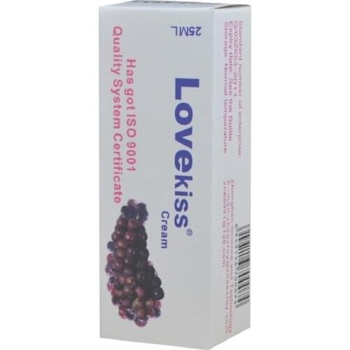 Sex Products Love Kiss Lubrication Cream Oral Sex Oil, Grape flavored Edible Fruit Water Soluble Lubricant 25ML*6pcs=150ml